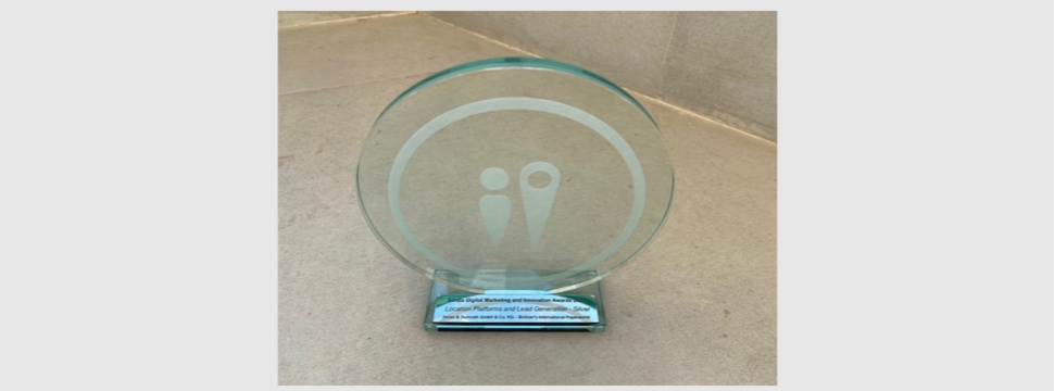 Siinda-Award in Silber für das Internet-Portal für die Papierindustrie www.paper-world.com
