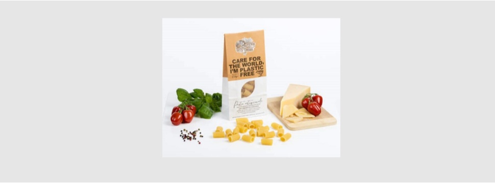 Mondi und Fiorini International entwickeln gemeinsam eine neue, komplett recycelbare Papierverpackung für Premium-Pasta