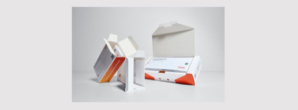 Faller Packaging’s Combi Pack - Folding carton and leaflet combined into a single unit