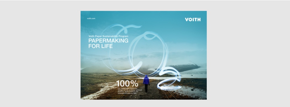 Voith hat sich das ambitionierte Ziel gesetzt, bis 2030 eine CO2-neutrale Papierproduktion zu erreichen.