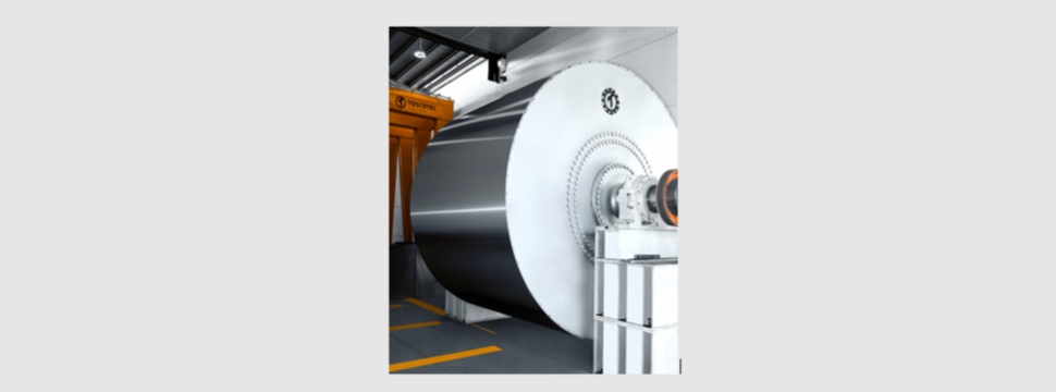 Toscotec nimmt einen Steel Yankee Dryer bei Mirae Paper in Korea in Betrieb