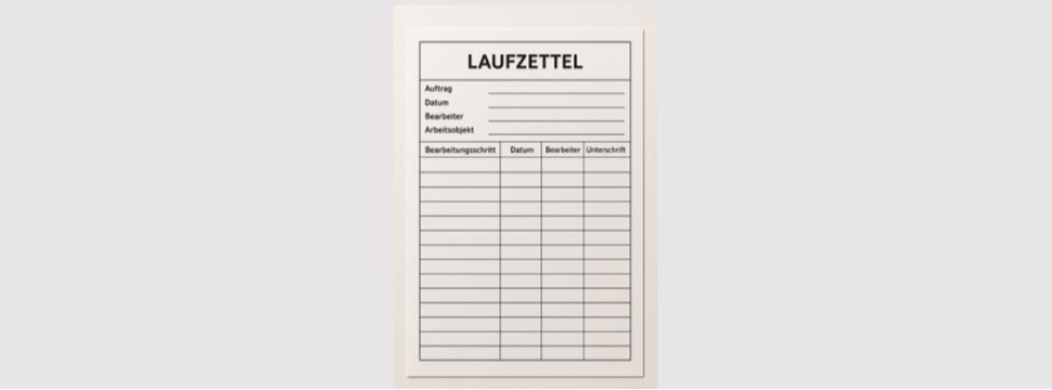 Laufzettel