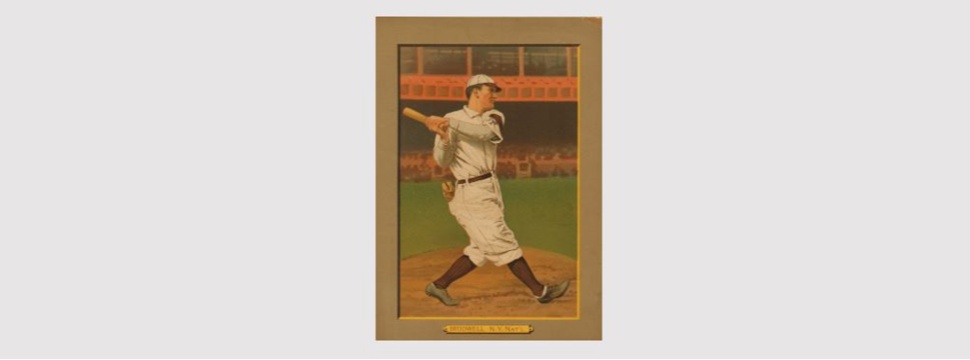 Sammelkarte von Baseballspieler Al Bridwell