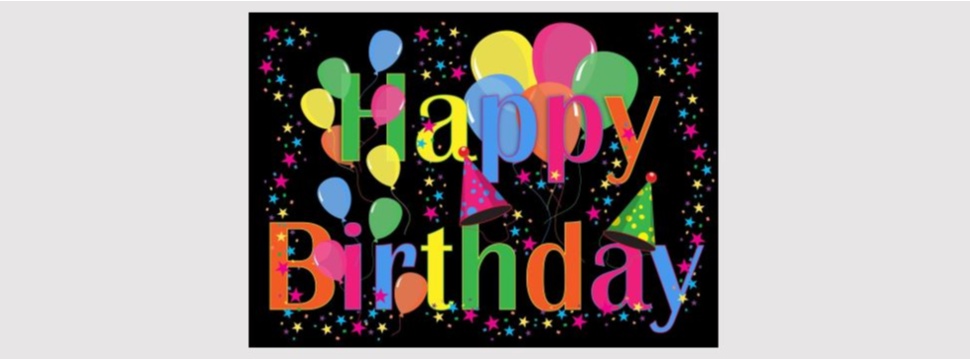Happy birthday card