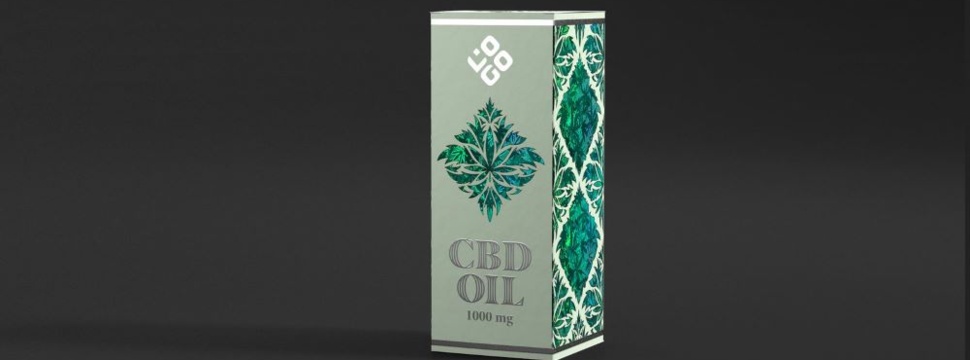 CBD oil sample packaging