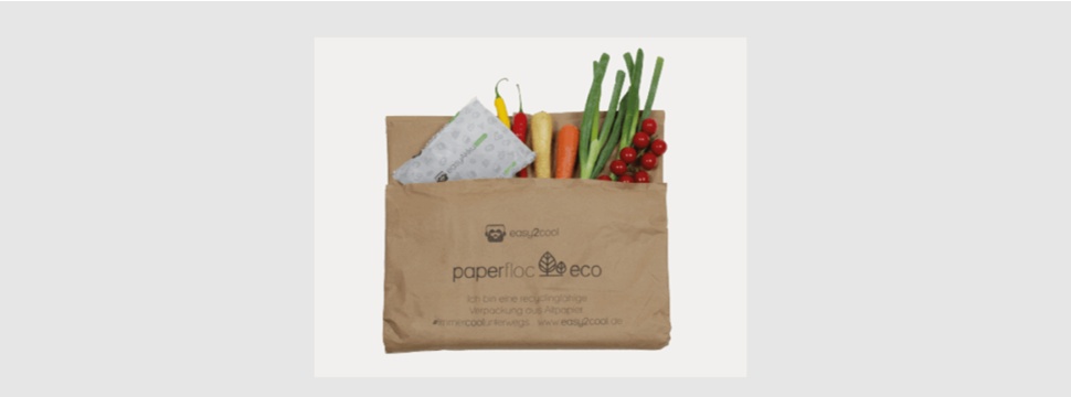 easy2cool has been able to replace the mono-PE layer of the paperfloc Eco-Liner bag with Mondi’s recyclable FunctionalBarrier Paper