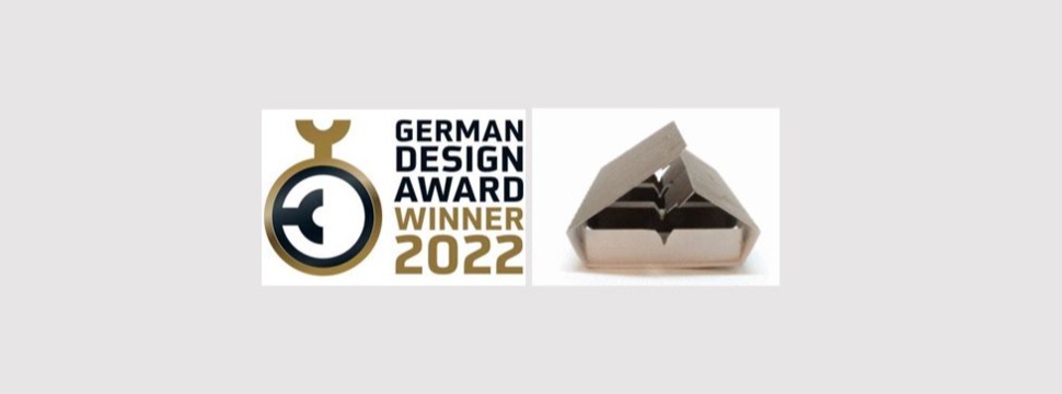 Palm: German Design Award 2022 für LockWell - Papierschale aus ultraleichter Wellpappe