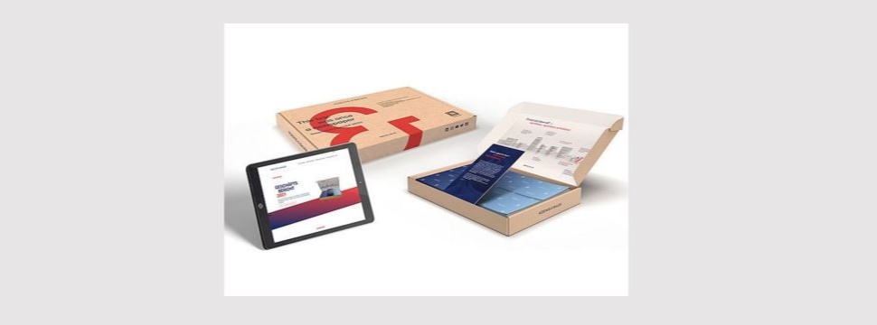 The “Exceeding Print” strategy is also reflected in the new approach to the annual report: the sustainably produced corrugated cardboard folding box provides part of the modular structure of the report and is complemented by a digital annual report