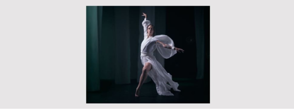 Dancer in a tissue dress