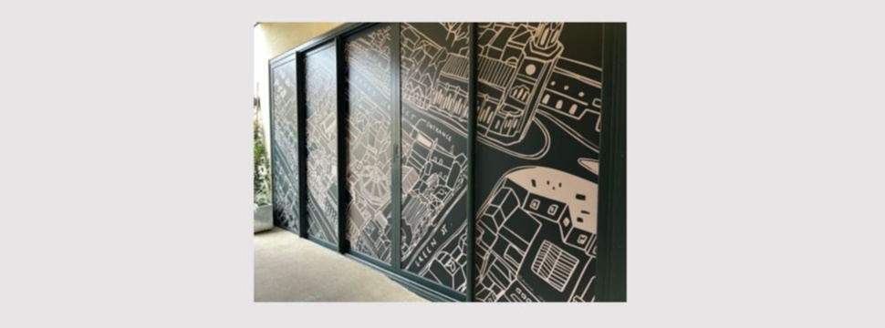 The independent print, signage and web design company used Drytac’s Polar Premium Air to create branding for several units undergoing refurbishment at a local, high-end shopping centre. Polar Premium Air