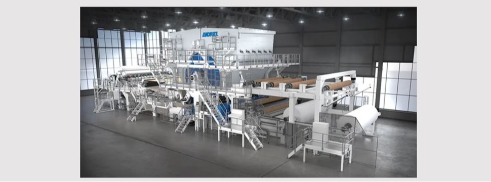 Die von ANDRITZ gelieferte und nun modernisierte Tissuemaschine TM11 von ICT Poland