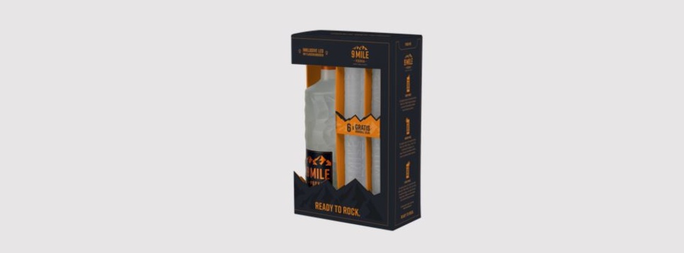 9MILE Vodka XXL gift pack for MBG