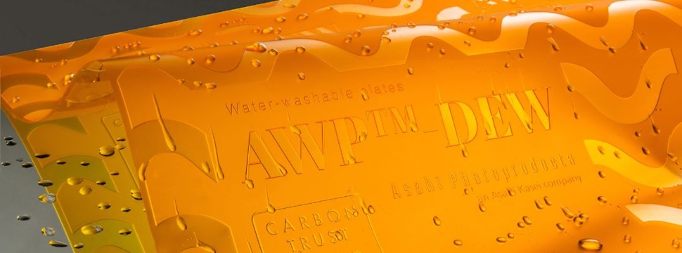 AWP™-DEW wasserabwaschbare Druckplatte