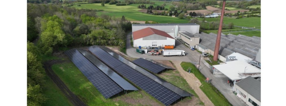 Solaranlage bei der STI Group in Lauterbach