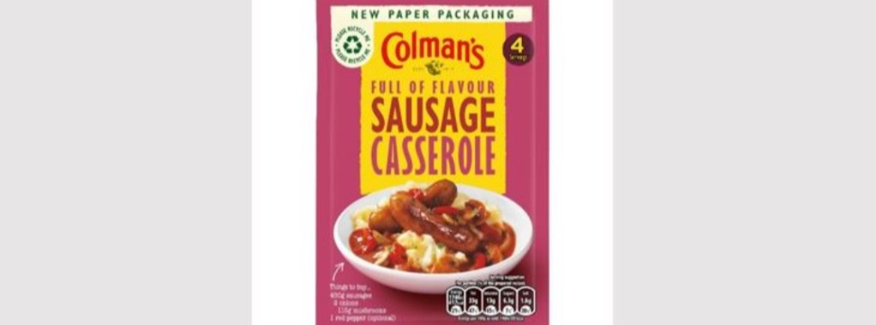 Mondi and Unilever serve up aluminium-free paper-based packaging for Colman’s Meal Makers.