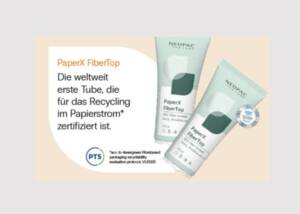 Neopac erhält Zertifizierung für Papier-Tube im Standardrecycling