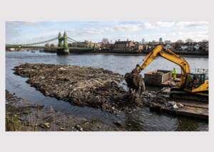 Wet Wipe Island wird abgetragen.