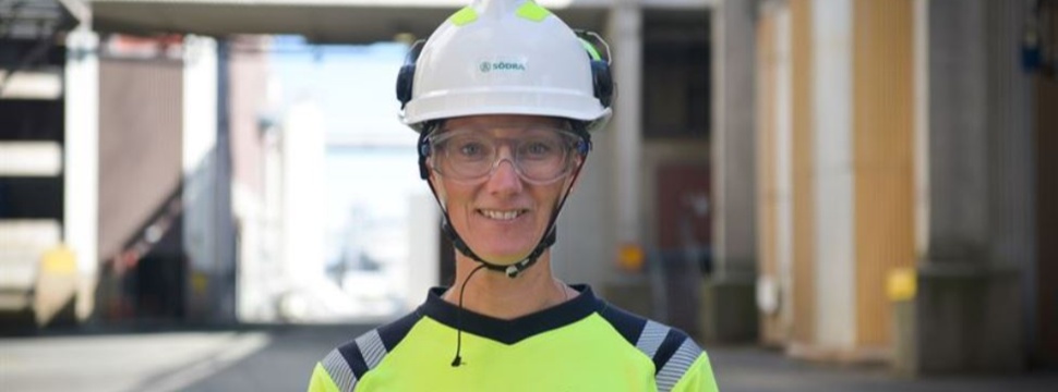 Karin Dernegård ist die neue Werksleiterin von Södra Cell Mönsterås.