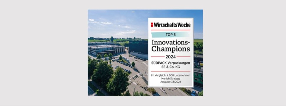 SÜDPACK named Innovations Champion by WirtschaftsWoche