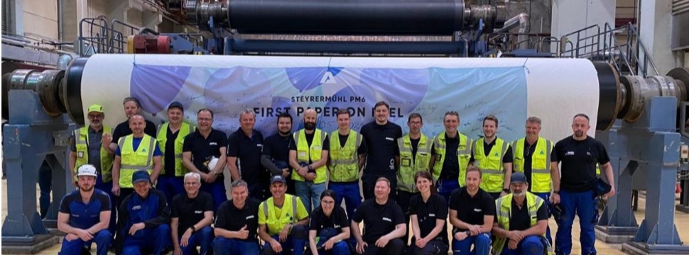 Successful start up after conversion of the PM6 paper machine at Steyrermühl, Austria