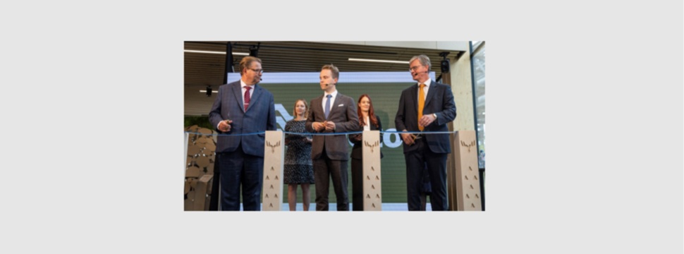Metsä Group's and Valmet's 3D fibre product demo plant was inaugurated in Äänekoski
