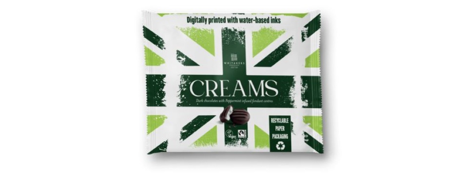 Barrierepapier-Verpackungslösung für den renommierten britischen Spezialschokoladenhersteller Whitakers
