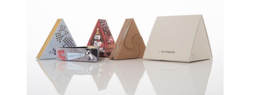 For its current edition, the “60°” packaging concept used premium paper by Koehler Paper The current “60°” packaging concept used premium paper by Koehler Paper