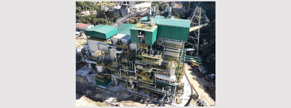 Klingele's new fluidized bed boiler at the Nova Campina site in Brazil has been generating steam and electricity from biomass since October 2024.