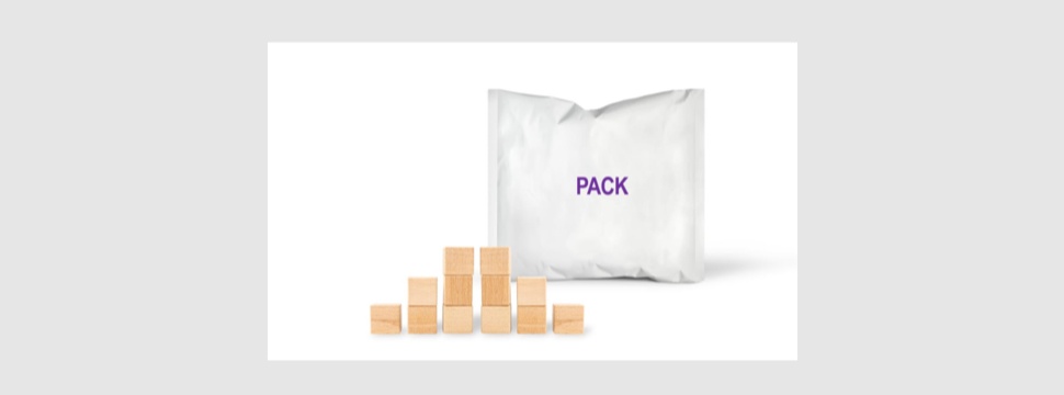 PACK is ideally suited as sustainable packaging for toys