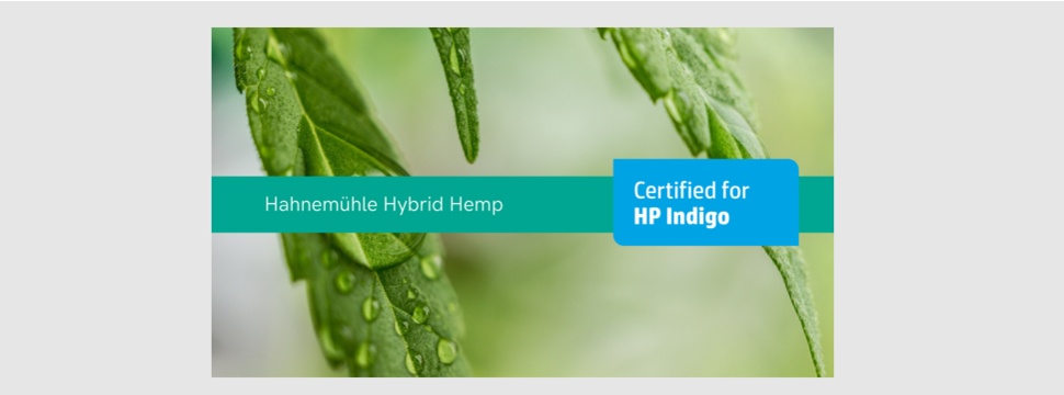 Hahnemühle Hybrid Hemp papers certified for HP Indigo