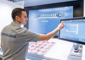 The highly automated Peak Performance Speedmaster XL 106 with up to 21,000 sheets per hour on show at drupa 2024 enables autonomous print production Peak Performance Speedmaster XL 106