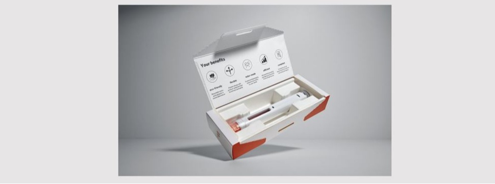The new moulded-fibre trays offer efficient protection for sensitive vials, pens and pre-filled syringes