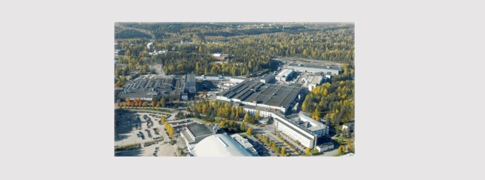 Das Valmet-Werk Rautpohja in Jyväskylä stellt Papier- und Kartonmaschinen, Nasspartien für Zellstofftrocknungsmaschinen und Spezialkomponenten her.