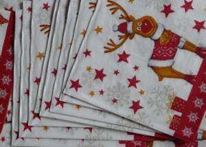 Christmas paper napkins Christmas paper napkins