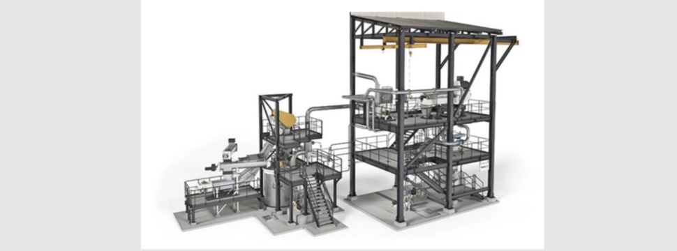 Ash crystallization plant