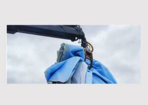 Used paper machine clothing from UPM mills is collected and recycled.