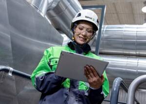 Valmet Mitarbeiterin