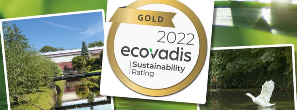 EcoVadis Goldmedaille für DREWSEN Spezialpapiere