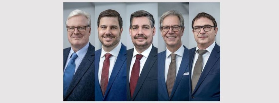 Gut für die Zukunft gerüstet: das Vorstandsteam von Koenig & Bauer mit Dr. Andreas Pleßke als neuem Vorstandssprecher (1)