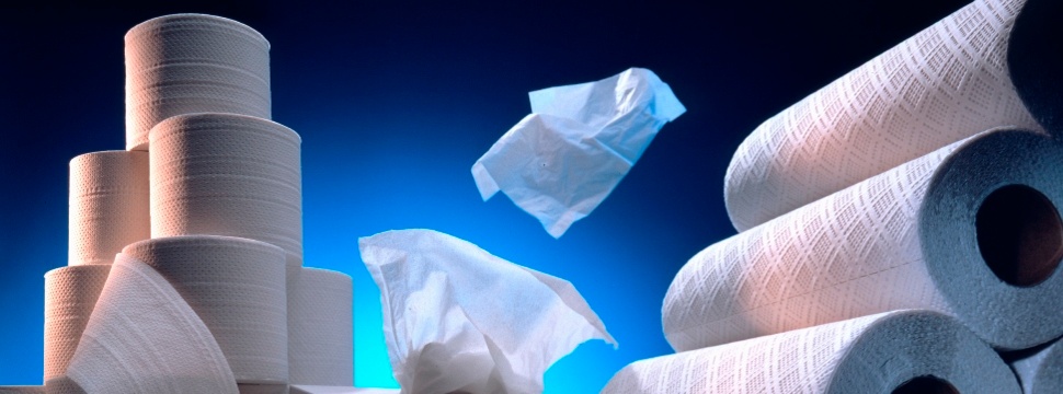 The paper industry is particularly dependent on gas for hygiene paper