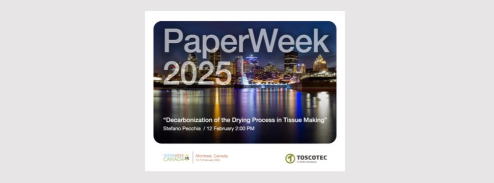 Toscotec to participate in PaperWeek 2025 in Canada