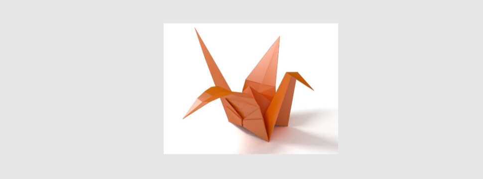 Nach einer japanischen Legende wird demjenigen, der tausend Origami-Kraniche faltet, von den Göttern ein Wunsch erfüllt