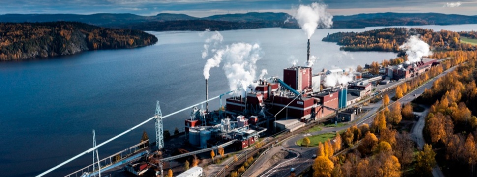 Mondi's Dynäs kraft paper mill in Sweden
