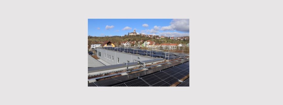 The new photovoltaic system supplies up to 2/3 of the electricity needed at MBO.