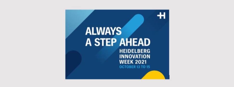 Unter dem Motto „Always a step ahead” veranstaltet Heidelberg vom 13. bis 15. Oktober 2021 erneut eine Innovation Week als virtuelle Kundenveranstaltung für Interessierte auf der ganzen Welt.