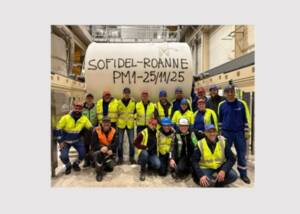 Toscotec gibt die erfolgreiche Inbetriebnahme der Tissue-Anlage PM1 im Werk von Sofidel Roanne in Frankreich bekannt