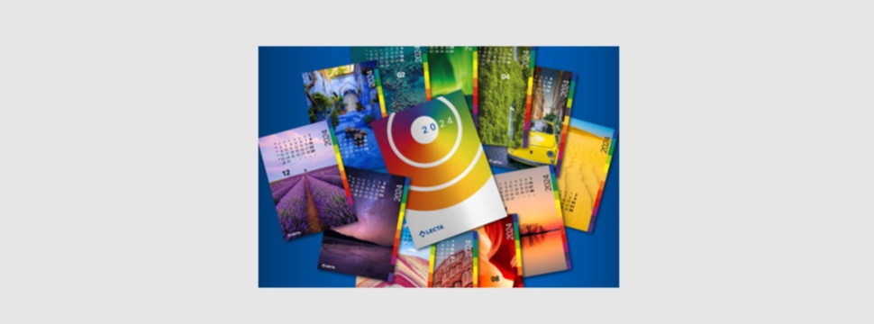 Lecta erforscht Farben aus aller Welt in seinem Kalender 2024