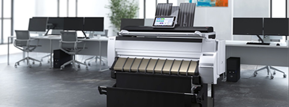 The Ricoh IM CW2200 digital colour large format printer responsively produces CAD drawings and large documents.