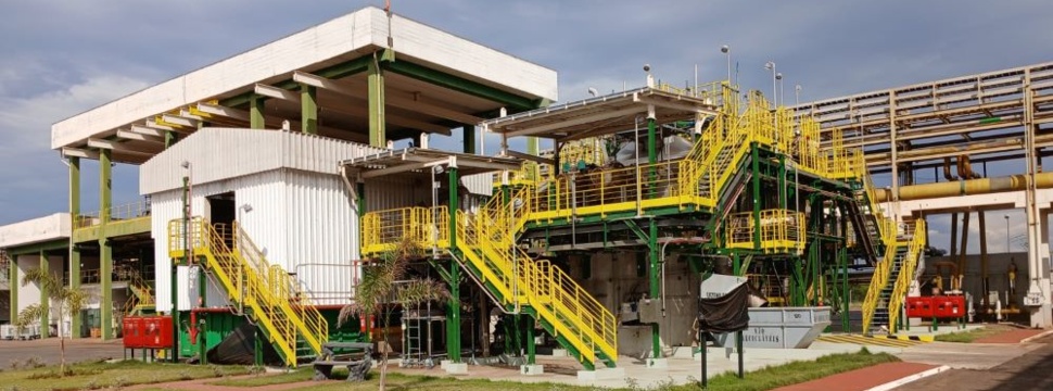 Biological sludge drying plant at Eldorado Brasil Celulose