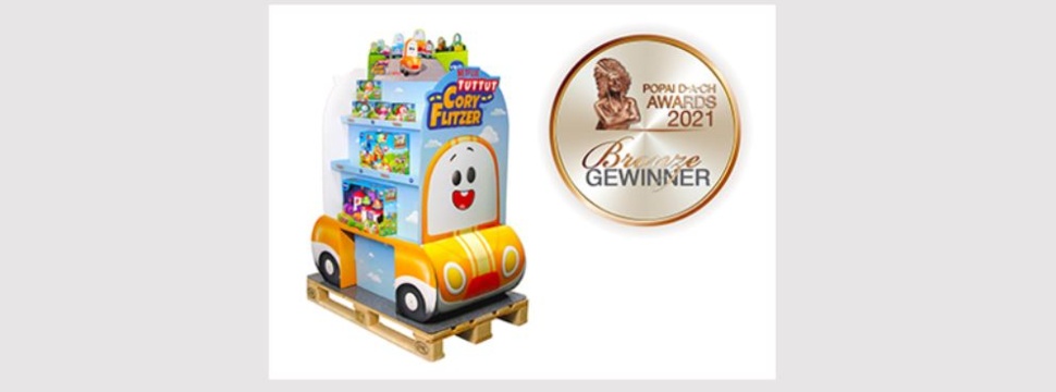 Sustainable display for toys wins the Bronze Award
